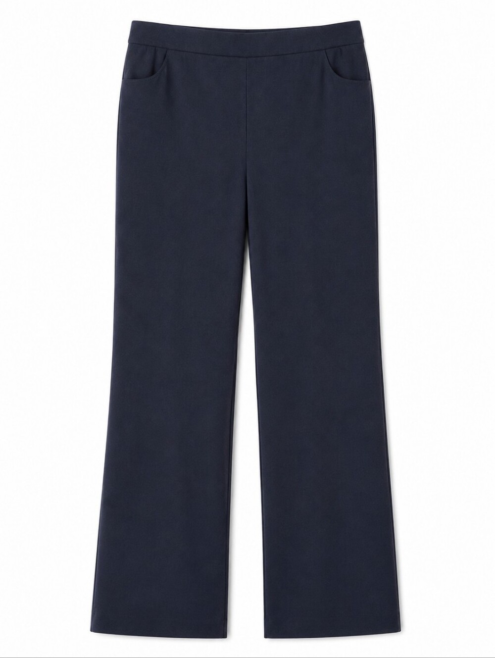 Alfred Dunner Navy Straight Leg Pants